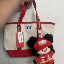 Old Navy x Disney Mini Tote Bag With Keychain 🐭🏎️🏁❤️