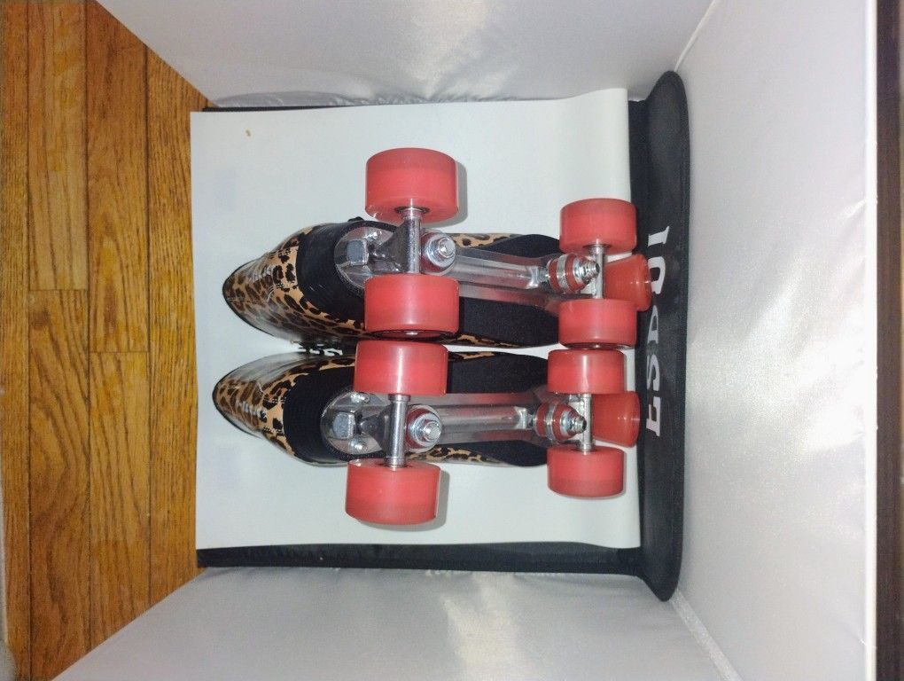 Leopard Print Skates