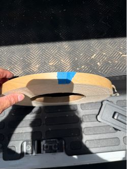 Roll of pre finished birch tape