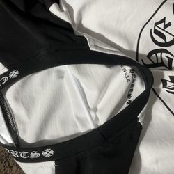 Black And White Chrome Hearts Sweat Shirt