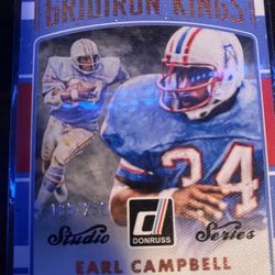 *good condition* 2016 Donruss studio series Earl Campell 