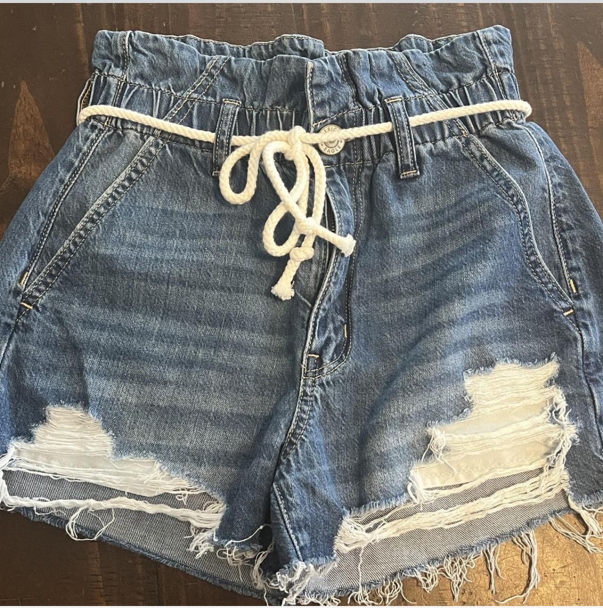 American Eagle distressed Jean shorts