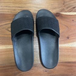 Gucci GG Slides Black 