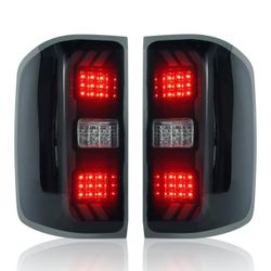 New 丨 LED Tail Lights fit Silverado 2014–2019 / Sierra 2015–2019 (Pair)