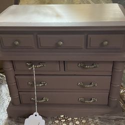 Hand Painted Wooden Jewelry Box 