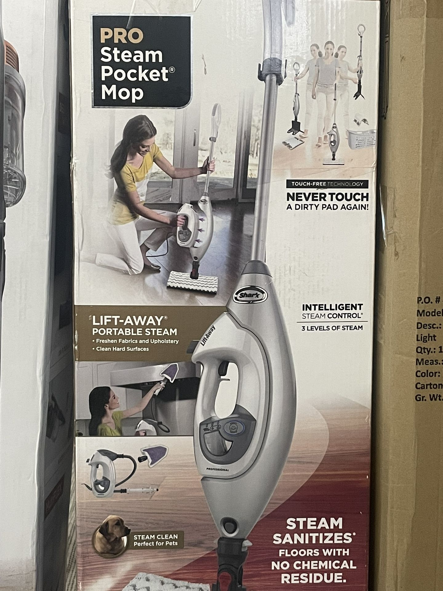 Shark Lift Away Pro Steam Pocket Mop