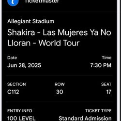Shakira Concert Las Vegas