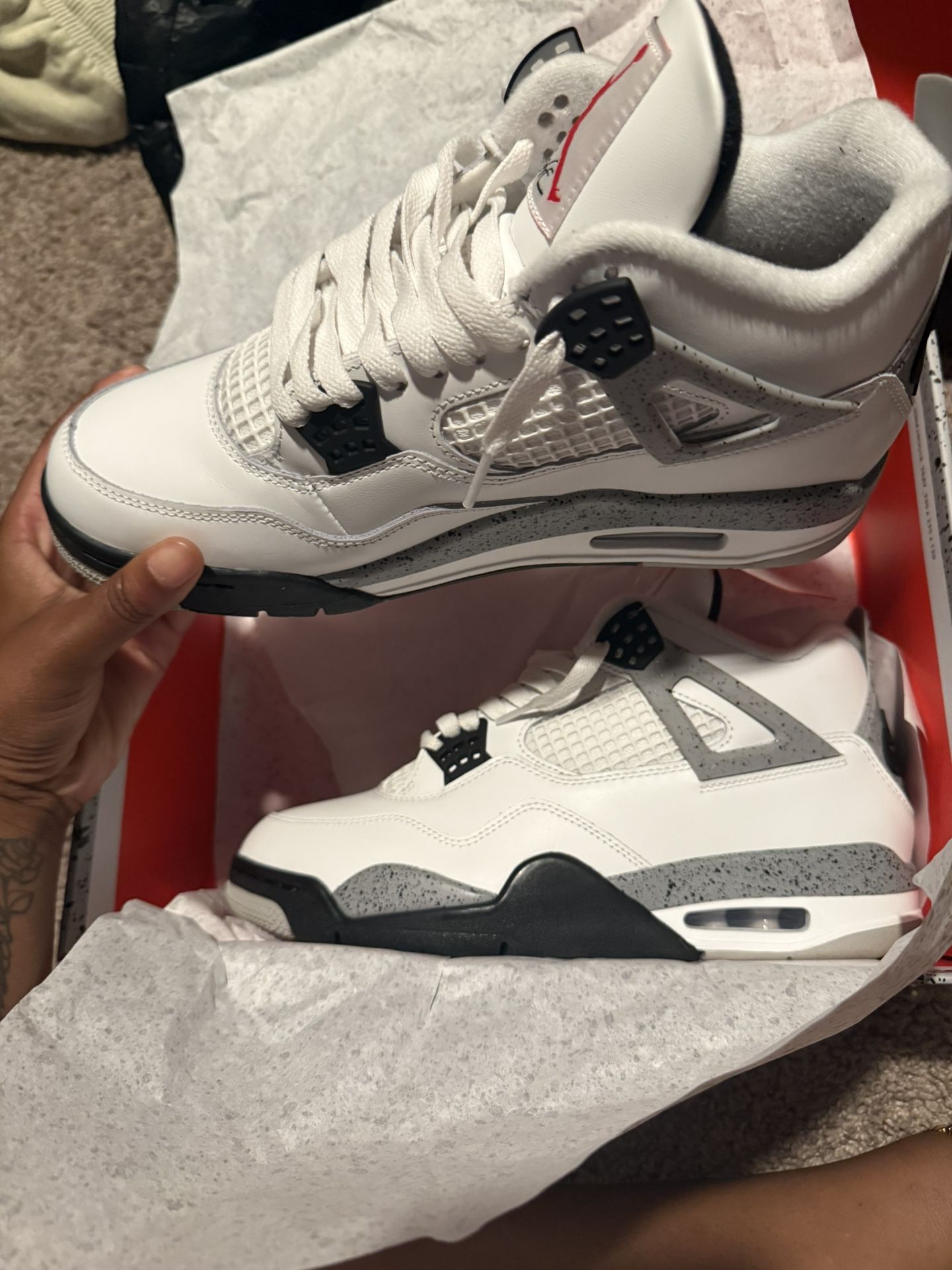 Jordan 4 Retro White 