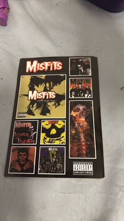 MISFITS 12 Hits From Hell Promo Sticker Sheet 2001 RECALLED Caroline Records NOS