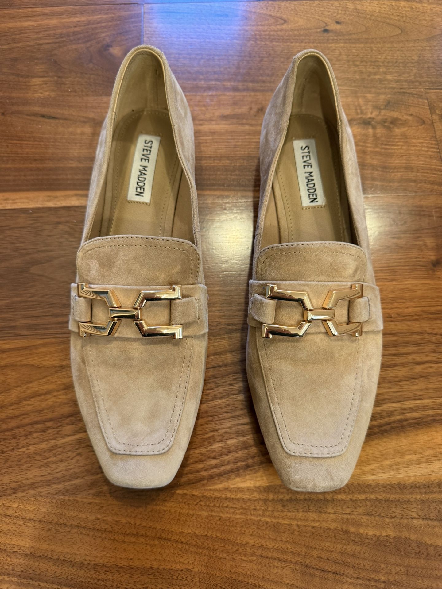 Steve Madden Women Tan Suede Loafers *NEW* 9M Nordstrom