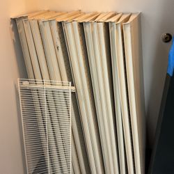 Gandola Doubled Sided Shelving W/ Pegboard And Pegs