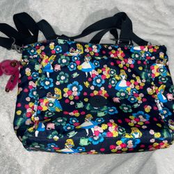 Alice in wonderland Kiplling duffel bag