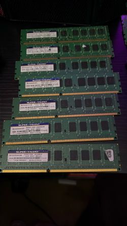 Various DDR3 DIMMS