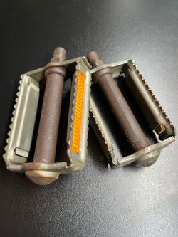 Vintage Rat Trap Pedals - 1/2" - Schwinn / BMX / Cruiser