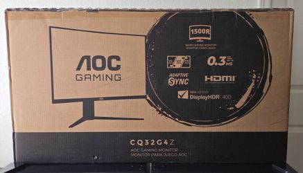 32" Widescreen Curved 1440p 260hz  Aoc Triple Mode Gaming Monitor