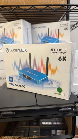 SuperBox S6 Max Android TV Box Spanish Channels Deportes Peliculas Streaming Player