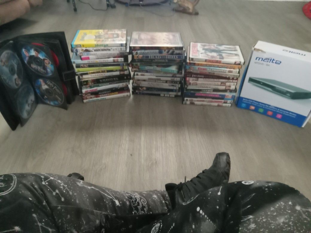 DVD Player With Remote And DVDs Take 30 For All