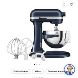 KitchenAid - 5.5 Quart Bowl - Lift Stand Mixer - Ink Blue