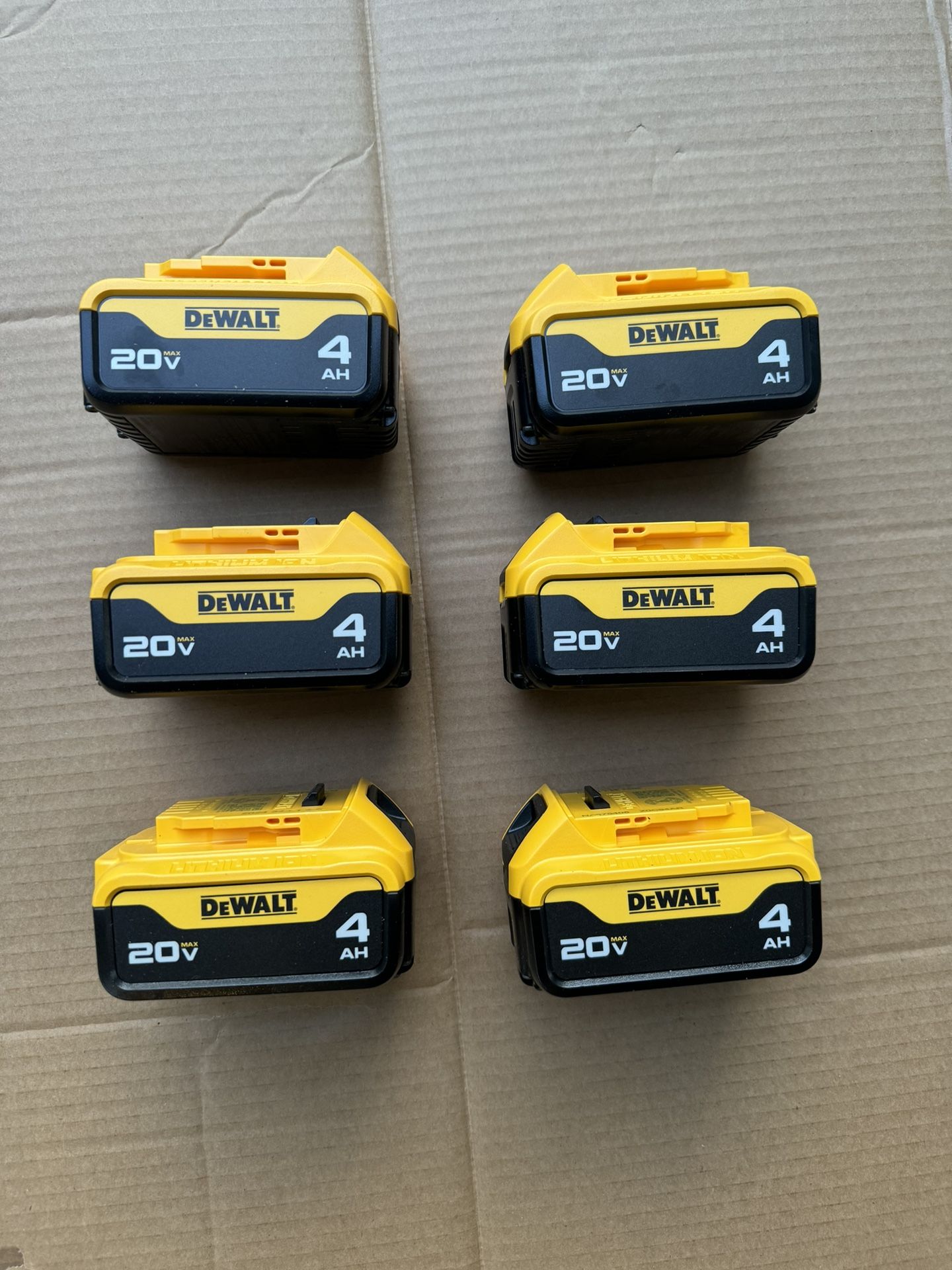 Dewalt Batteries 20v 4ah 50ea