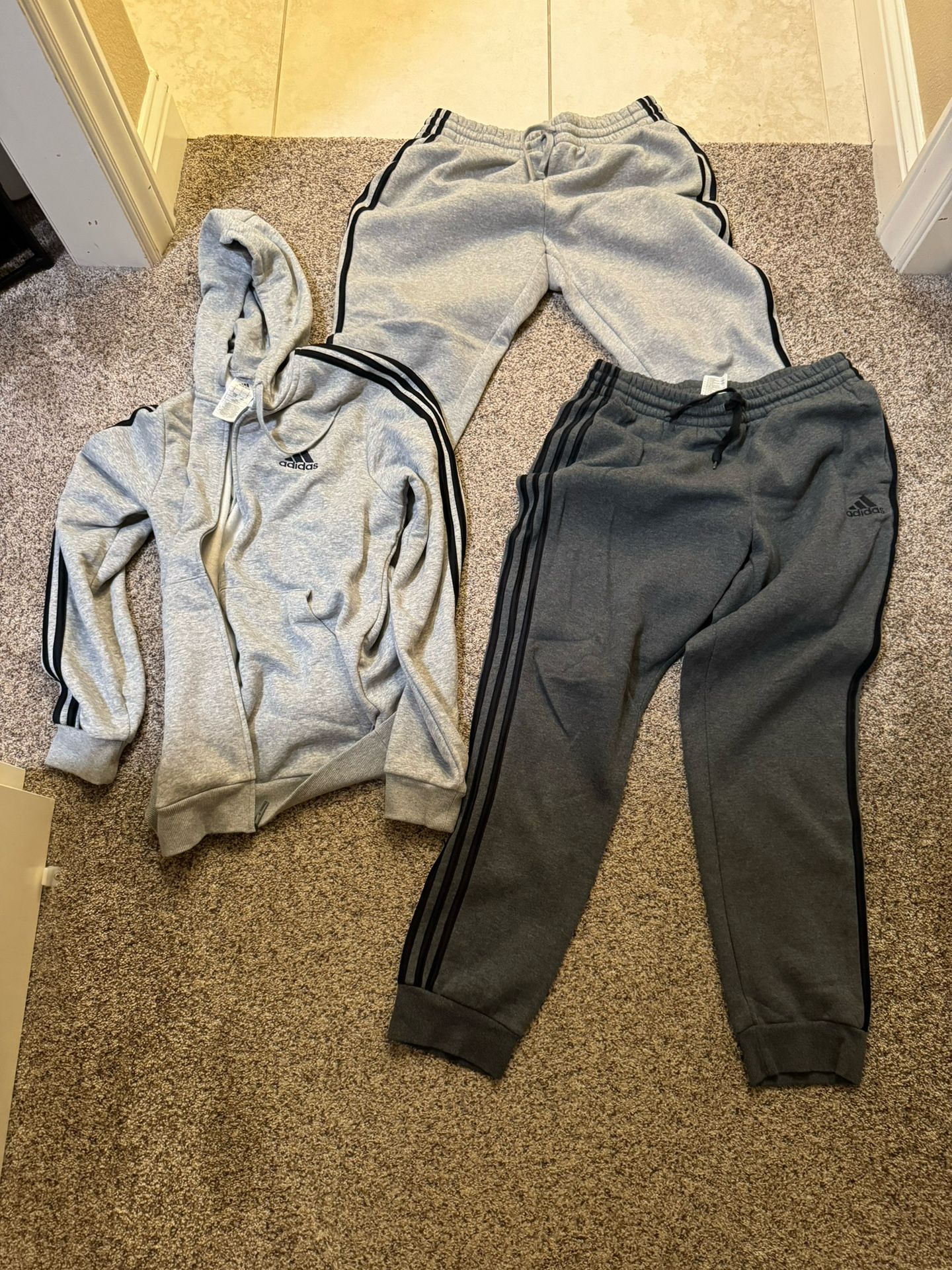 Adidas Joggers And Hoodie