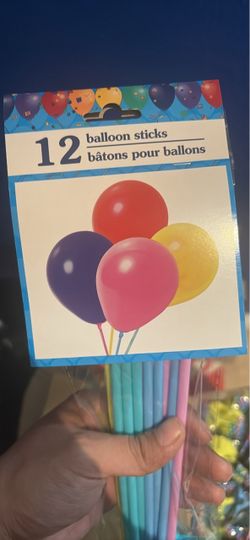 12 balloons sticks In Rialto California asking $7