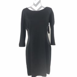 NWT - Laundry by Shelli Segal Black and Grey Dress - Size 12 - Retails $195