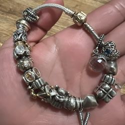 Pandora Bracelet With Charms