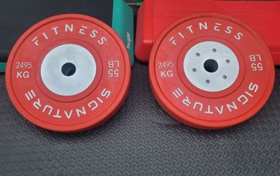 Signature Fitness Competition bumper plates 55lb