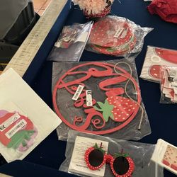 Berry First Birthday Party Decor