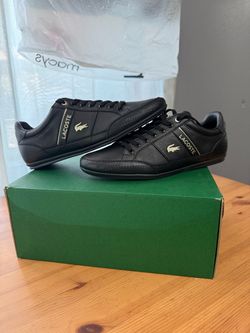 Lacoste Chaymon 0721 Sneakers - Black - Men's Size 9 - Brand New w/ Box