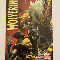 Wolverine #311 RARE Leinel Yu Variant Cover Sabertooth 2012 Marvel Comic Book (NM)