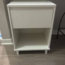 White Nightstand Set Of Two