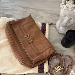Tory Burch foldover clutch bag