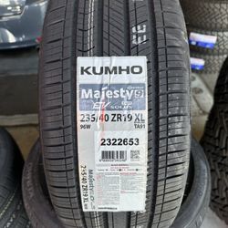 235/40/19 New Set Of Kumho EV Tires Installed
