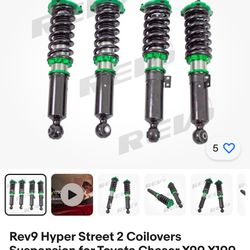 Rev9 Hyper Street 2 Coilovers Suspension for Toyota Chaser X90 X100 93-01 New