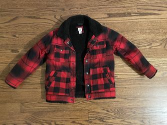 Kids Gap Coat Buffalo Plaid