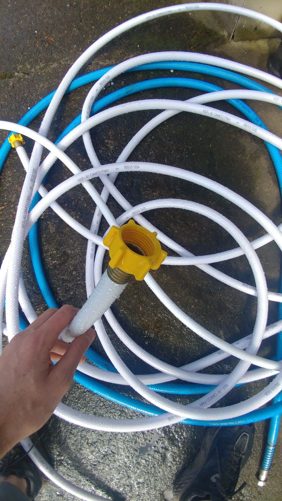 Three Non-toxic BPA-free hoses - excellent condition