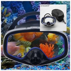 Mascara De Buceo Vidrio Templado Especial Para La Pesca 