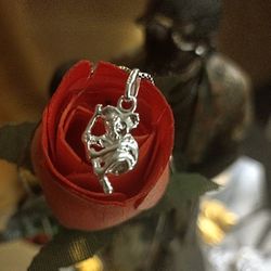 925 Sterling Silver Branched Koala Bear Charm Pendant