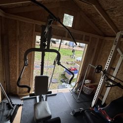 Lat Pull Down , Chest Press , Leg Extension Machine 