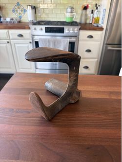 Antique Cast Iron cobbler double shoe form anvil
