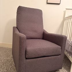 Swivel Nursing Chair Gray 