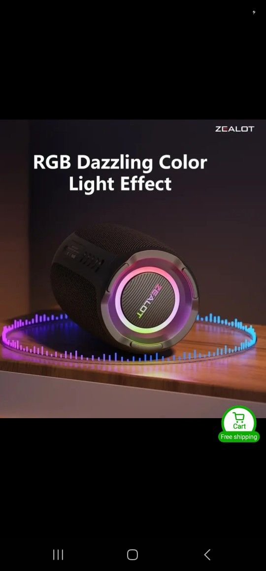 New portable Bluetooth speaker big battery 3,600ma