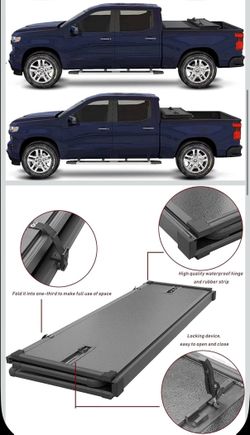 Hard Tri-Fold Truck Bed Tonneau Cover for 2015-2025 Canyon & Colorado 5.2FT