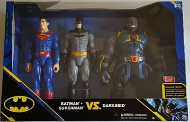DC Batman + Superman Vs Darkseid Action Figures 1st Edition 11" Spin Master WB