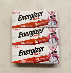 AAA Batteries - 24 Pack - Energizer Max Electronics Toys Gifts
