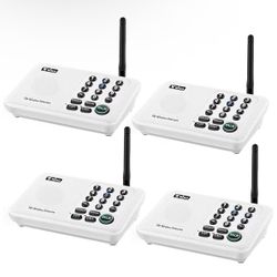 Wuloo Intercoms Wireless for Home 5280 Feet Range 10 Channel 3 Code, 
