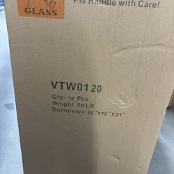 16 Inch Eiffel Tower Glass Vases - 24 Total