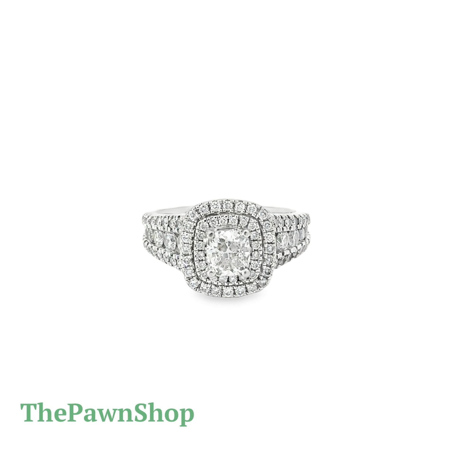 Stunning Diamond Engagement Ring Size 7