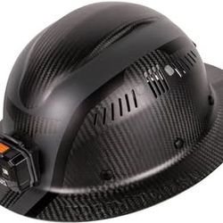 Klein Tools K12 Series Carbon Fiber Full-Brim Hard Hat – Black